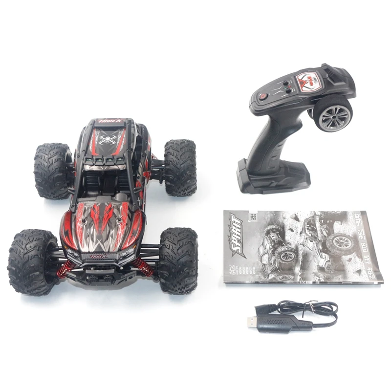 Горячая 9137 1/16 2,4G 4Wd 36 км/ч Rc Автомобиль ж/светодиодный светильник пустыня внедорожный монстр грузовик Rtr игрушка