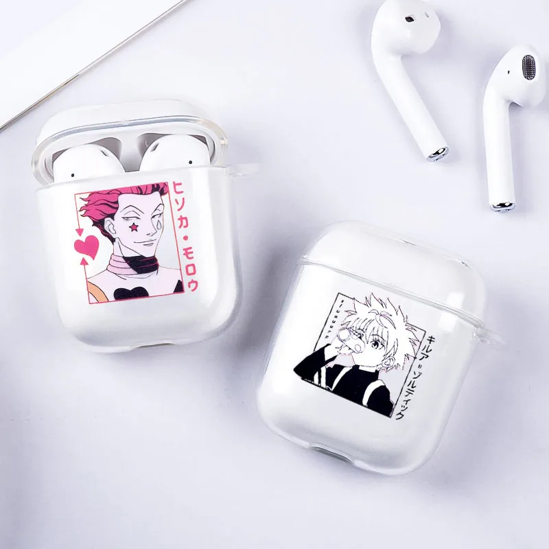 Hunter X HXH Anime 3 чехол для наушников Airpods 2 1 Air Pod Cute мягкий с бесцветным прозрачным Coque |