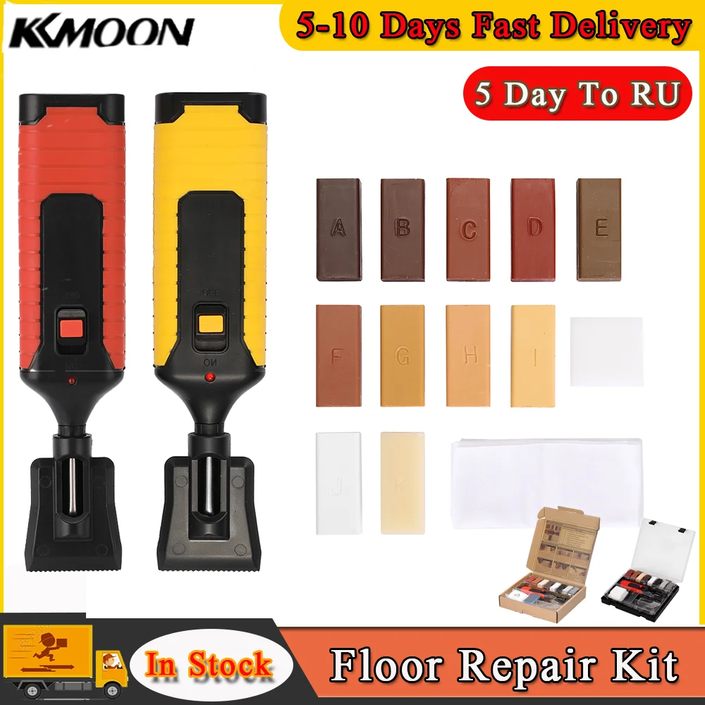 Kit Riparazione Piastrelle E Legno - 17 Pezzi Per Riparare Scheggiature Su Pavimenti, Mobili E Laminato | Colorazione Professionale - Foto 10