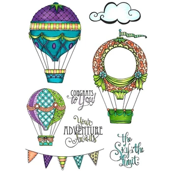 

Up And Away Transparent Clear Silicone Stamp Seal for DIY scrapbooking photo album Decorative clear stamps