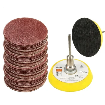 

Grinding Wheel 50mm Sanding Papers 60/80/120/150/180 Grits With Sanding Pad