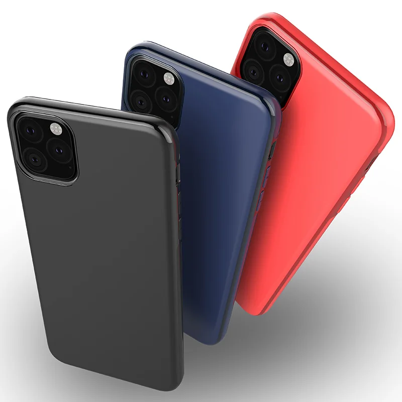 Магнитный чехол для iPhone 11, мягкий матовый чехол вставка металлическая простыня, подходит для магнита, автомобильный держатель для телефона iPhone 11 Pro Max Shell