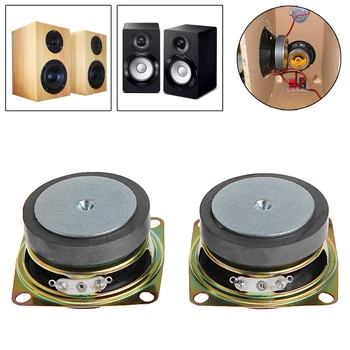 

2Pcs 2" Inch 4 Ohm 3 W Speaker Full Range For Mini Stereo Speakers Accessory Box