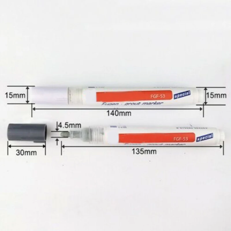 Tile Grout Coating Marker Wall Floor Ceramic Tiles Gaps Professional Repair Pen Paint Pen Marker Stationery Art Supplies
