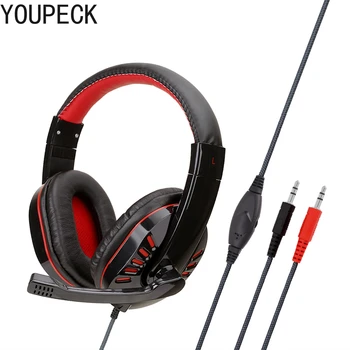 

YOUPECK 7.1 Surround Sound USB Gaming Headset Casque Wired PS4 Xbox One Headphoes with Microphone Volume Control for Computer