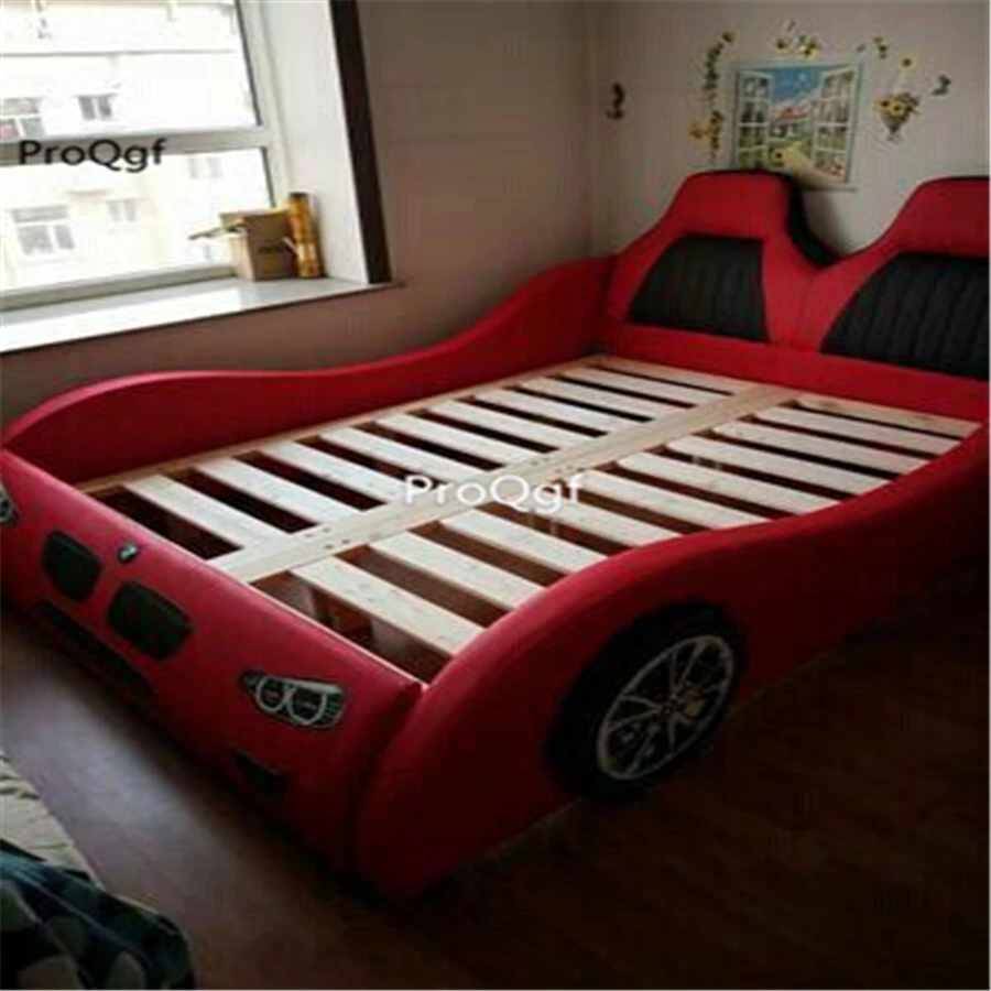 ProQgf 1Pcs A Set Children car shape Bed only bed price three color choice