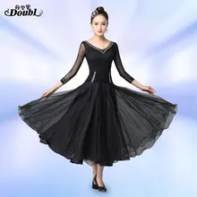 Doul бренд Бальные-танцевальные-платья-женские новые высококачественные платья с длинным рукавом стандартные танцевальные соревнования Танго практика