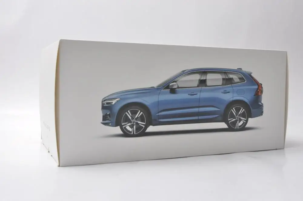 Модель литая под давлением для Volvo XC60 Sport XC 2018 Blue SUV игрушечная машинка из сплава