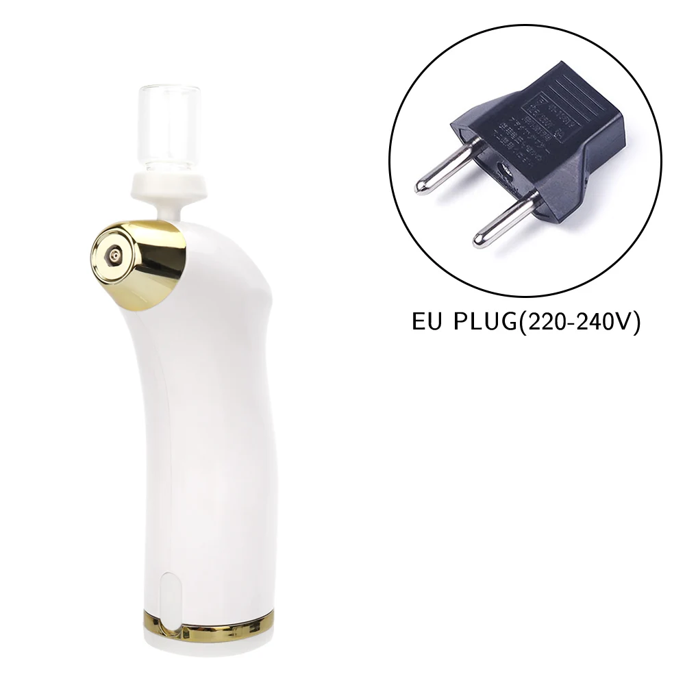 Водный кислородный пистолет-распылитель для красоты Airbush для омоложения кожи лица распылитель Массажер для увлажнения лица паровой красоты лица - Цвет: EU Plug