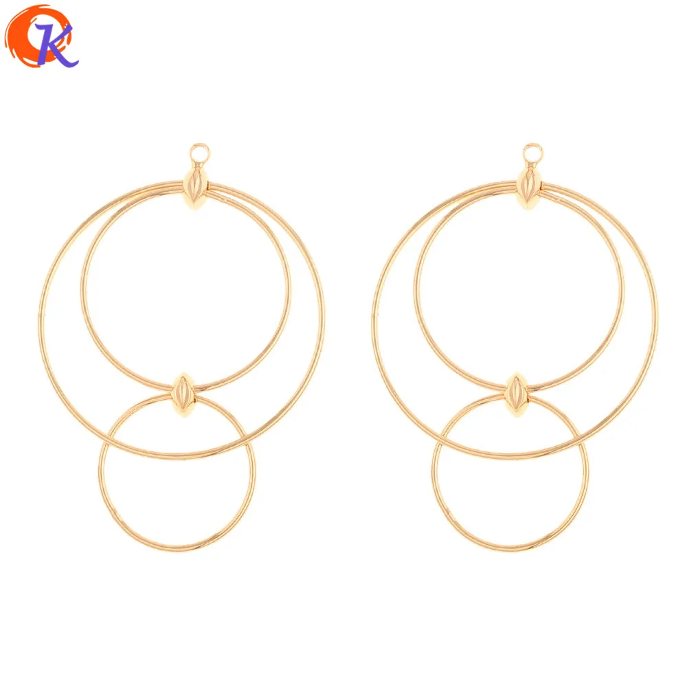 

Cordial Design 20Pcs 36*52MM Jewelry Accessories/Hand Made/Ring Shape/Genuine Gold Plating/Earrings Findings/DIY Jewelry Making