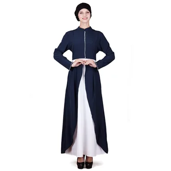 

Women Abaya Turkish Hijab Muslim Robe Ladies Kaftan Dubai Islam Clothing Vestidos Ropa Mujer Elbise Girls Muslim Maxi Dress