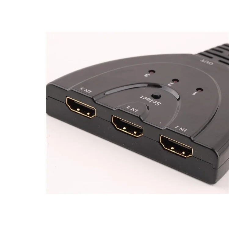 Omnigates HDMI Switch 3 in 1 Out, 4K HDMI Switcher 3x1 with IR Remote, Auto HDMI Selector Switch Supports HD 1080P 4Kx2K 3D HDCP 1.4, 3 Port HDMI Switch Box for Xbox PS4 TV Fire Stick Blu-Ray Player