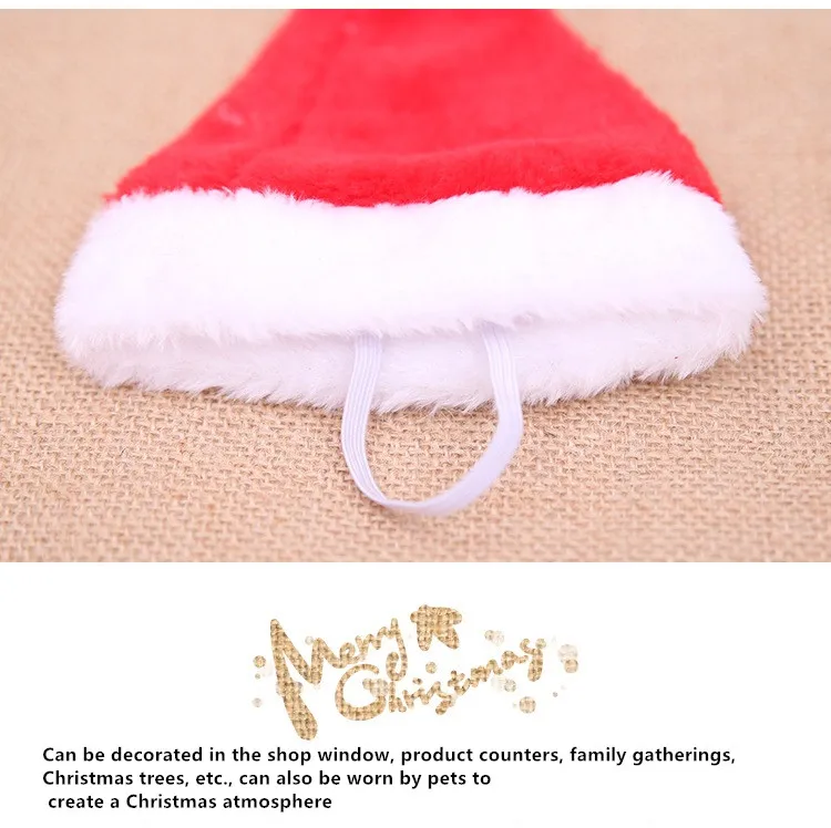 Pet accessories Santa hat cat dog puppy Christmas decoration New Year party supplies pet clothing