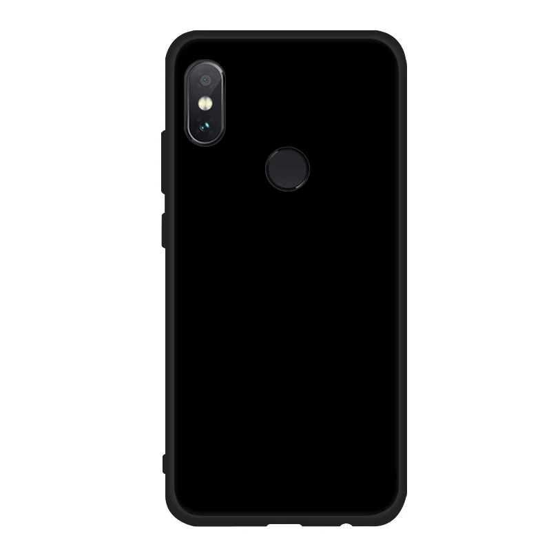 Black TPU TPU с рисунком чехол силиконовый пара крышка для Xiaomi Redmi 7 Note 7 5 6 8 Pro 6A 5 Plus 5A S2 Pocophone F1 оболочки Coque чехол для телефона - Цвет: Black TPU