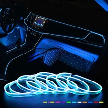 Салона автомобиля EL провода окружающей среды светодиодный гибкий Rgb светодиодные ленты авто гибкий атмосферу Neno трубка Мягкая USB лампа светильник ing полосы веревка лента светильник Салона автомобиля EL провода окружающей среды светодиодный гибкий Rgb светодиодные ленты авто гибкий атмосферу Neno трубка Мягкая USB лампа светильник ing полосы веревка лента светильник