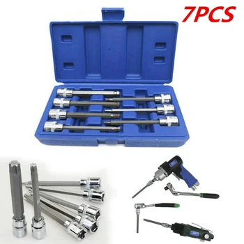 

Long Socket Wrench Hand tools Replacement Set Accessories 7Pcs Durable