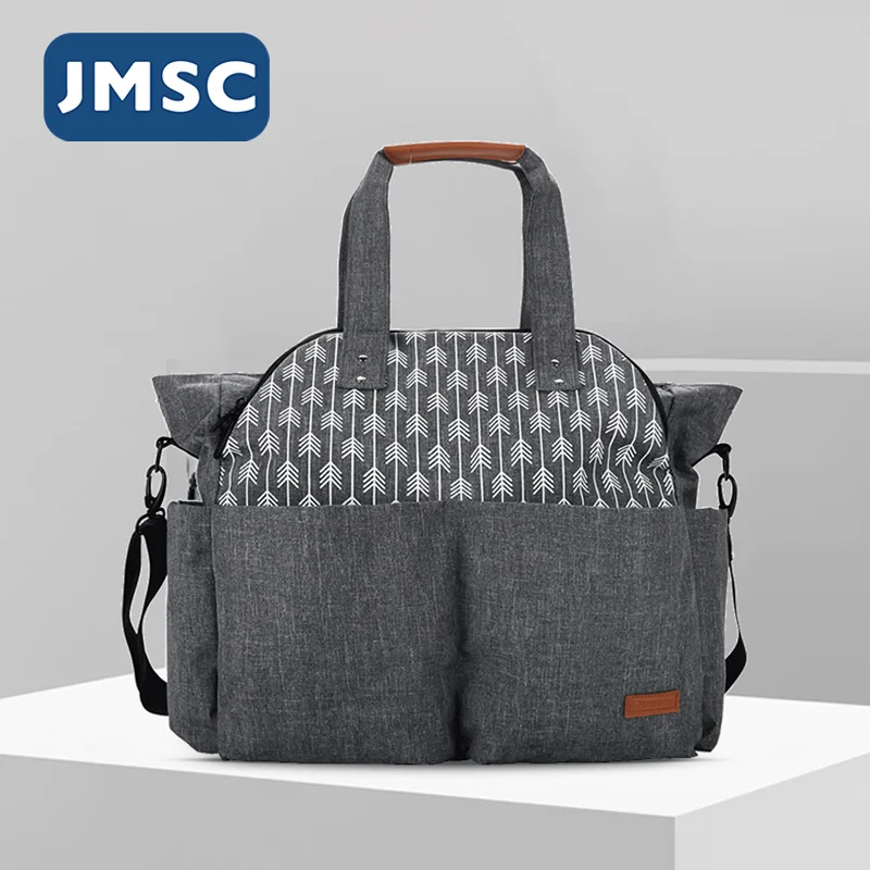 Сумка-мессенджер JMSC для мам модный вместительный дорожный подгузник кормления