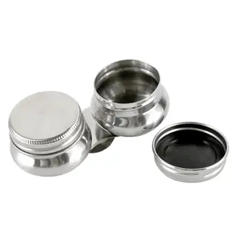 

1 Pc Palette Cup Double Pots Coloring Can for Oil Painting School Outdoor