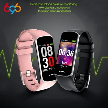 

696 B2 Bluetooth Smart Bracelet Women Fitness Tracker Bracelet Waterproof Heart Rate Blood Pressure Blood Oxygen Smart Band Lady