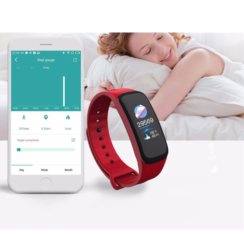 Монитор сердечного ритма Смарт-браслет Фитнес трекер SmartBracelet крови Давление спортивные часы с ремешком смарт-браслет Эй плюс