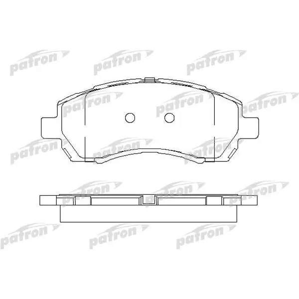 Колодки тормозные дисковые передн SUBARU: IMPREZA 92-00, IMPREZA