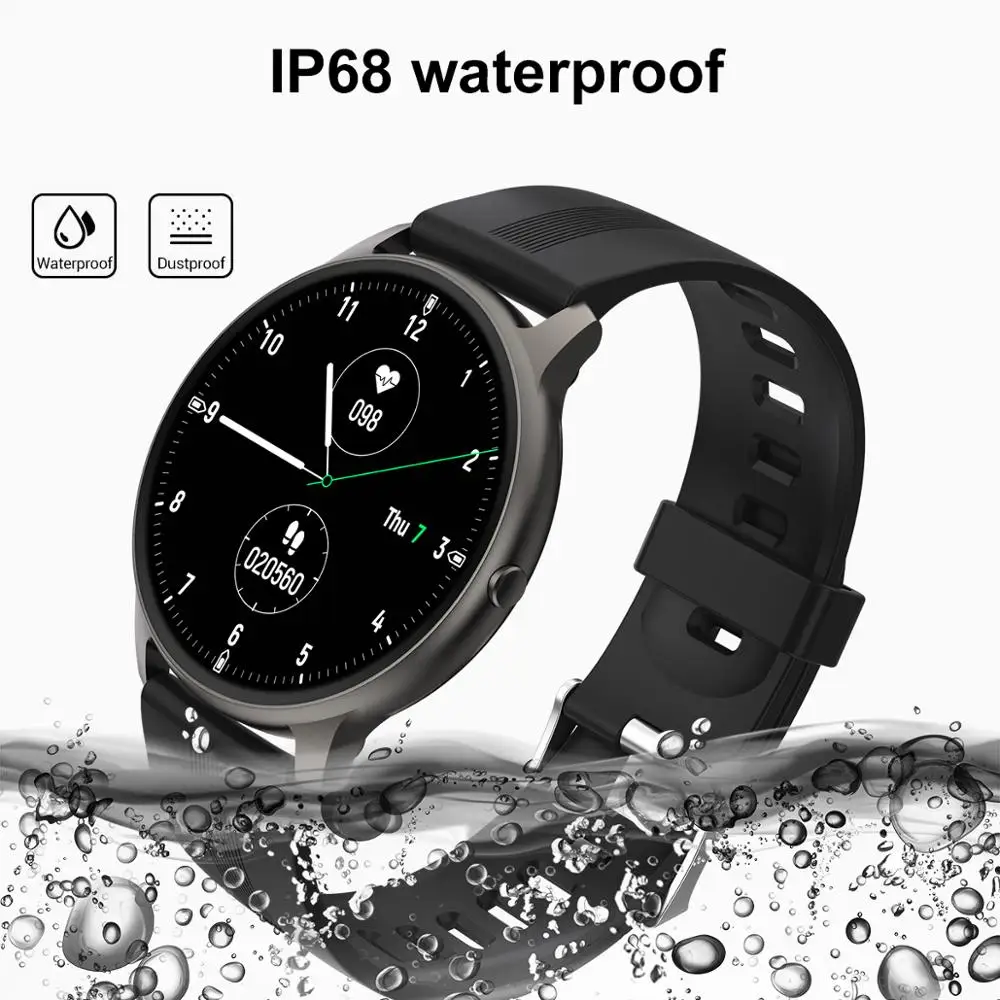 US $32.39 Blulory BW11 Smartwatch Bluetooth Sport 5ATM Heart Rate Monitor Waterproof Call Reminder Notification Vibration