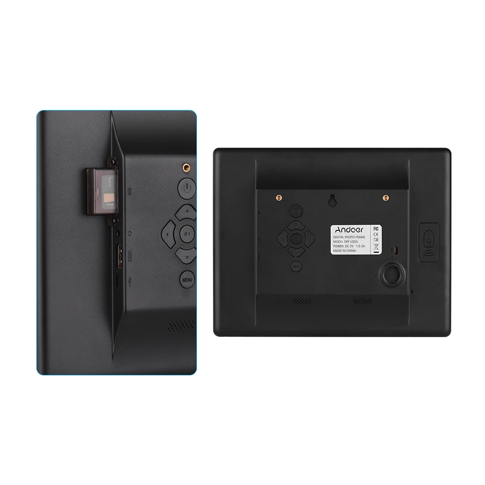 Andoer 9 дюймов IPS-LCD цифровой фоторамки альбом 1280*800 поддерживает функции обнаружения движения с 8 Гб дистанционного управления