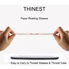 May Flower Anti-blue Ray Reading Glasses Thin Protable Presbyopic Eyeglasses With Case Round Glasses Frame For Men Readers+1.5+2 5