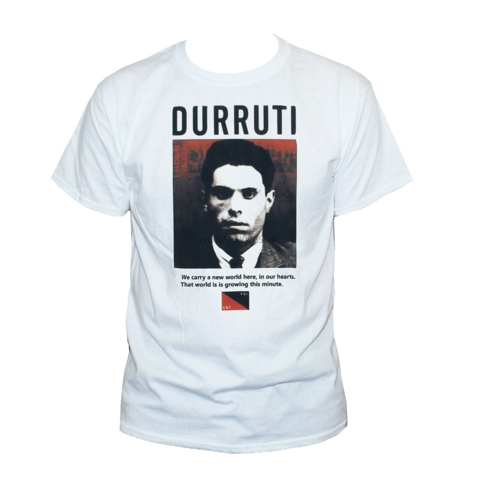 Футболка DURRUTI антикапиталистическая футболка анархиста политическая
