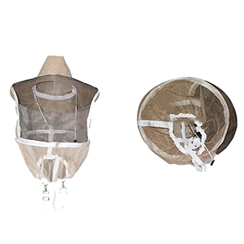 

Hot Beekeeping Net Hat Mosquito Bee Insect Mesh Head Face Protector Mask XJS789
