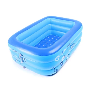 

PVC Rectangular Inflatable Baby Swimming Pool Home Courtyard Garden Kid Swimming Pool TN99