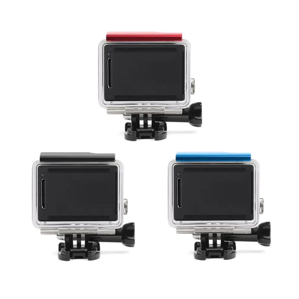 Алюминиевый Замок-пряжка для задней двери Gopro Hero 4 3+ стандартный чехол для камеры крепление для Go Pro Hero 4 аксессуар для камеры