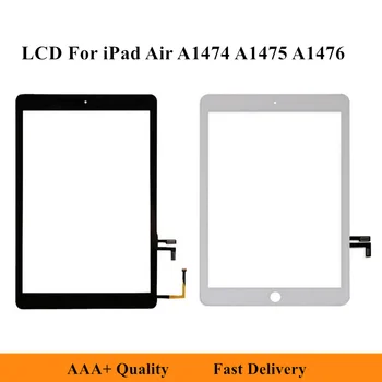

New For iPad Air 1 Touch Screen Digitizer No Home Button Front Glass Display Touch Panel Replacement A1474 A1475 A1476