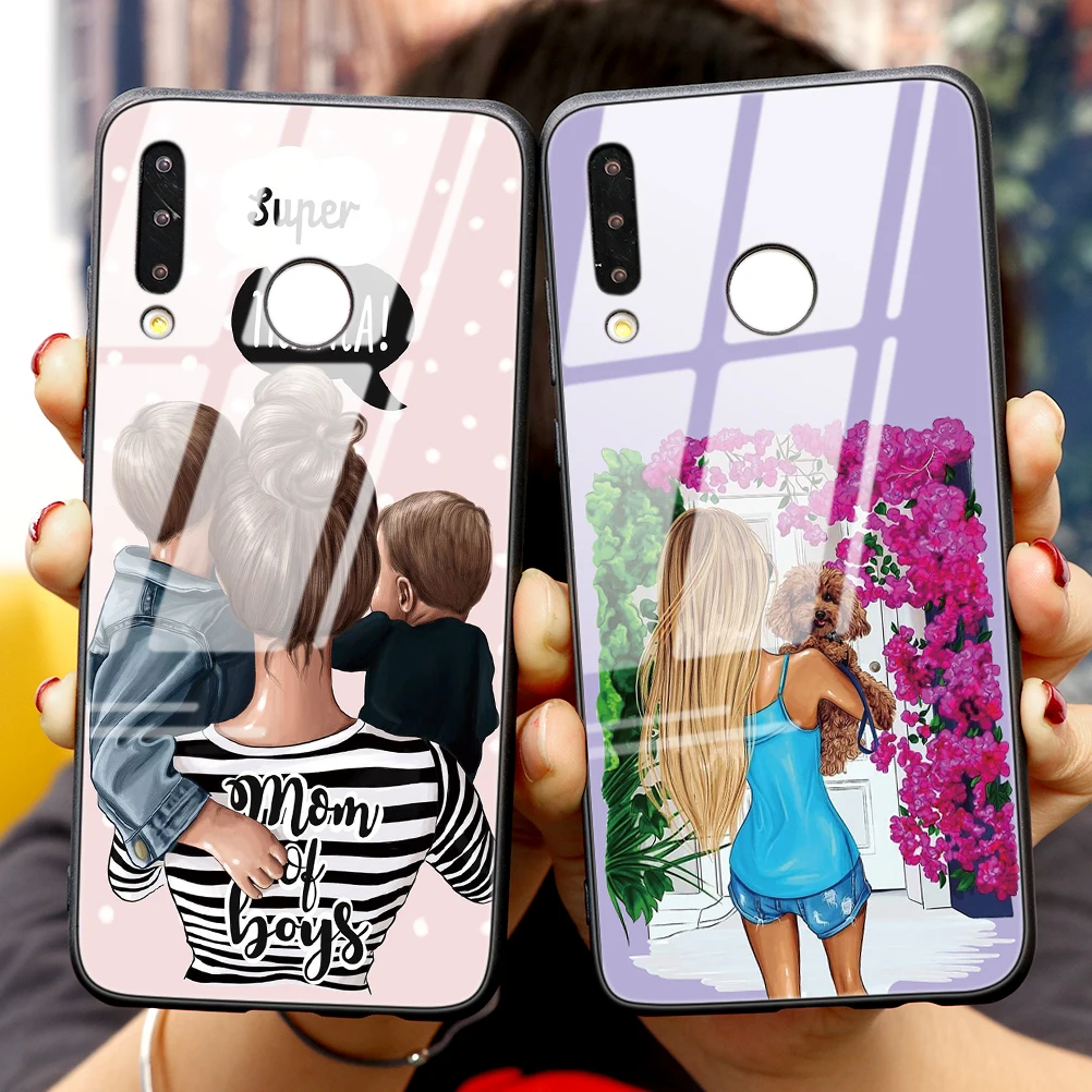 Чехол с рождественским Санта Клаусом и оленем для huawei mate 20 30 10 P20 P30 Lite Pro P10 P9 P8 P Smart