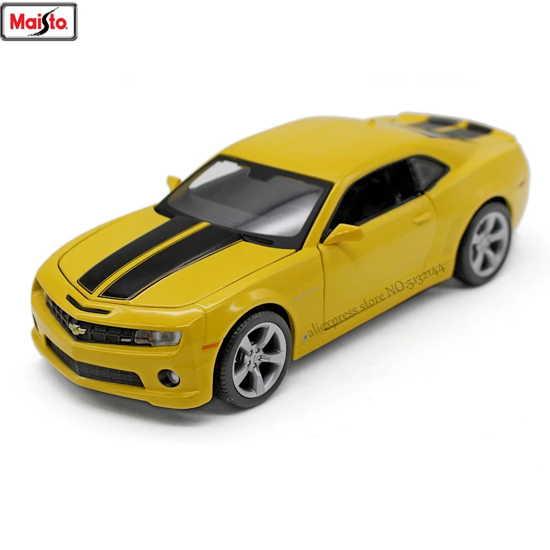 Модель автомобиля Maisto 1:24 для Chevrolet Camaro Bumblebee игрушечная машинка из сплава с