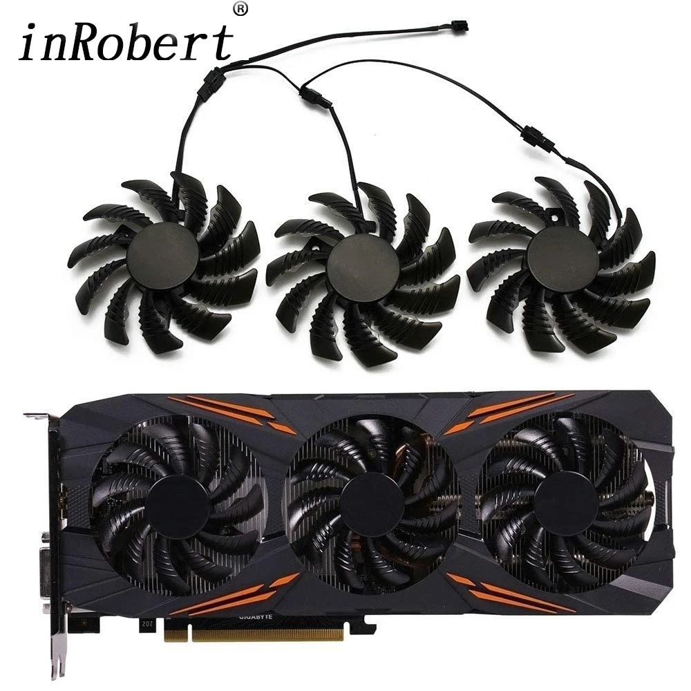 Игровой кулер T128010SU для карточки майнинга Gigabyte GTX 1080 Ti 1070 G1 AORUS 1060 980 игровая Карта |