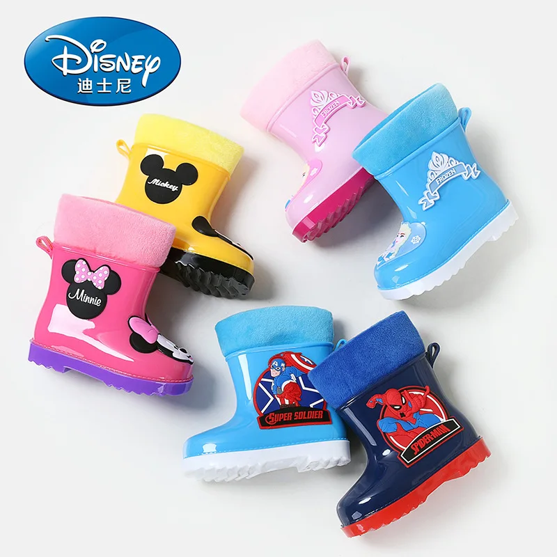 Disney/Новинка Детские непромокаемые сапоги для мальчиков и девочек Детская