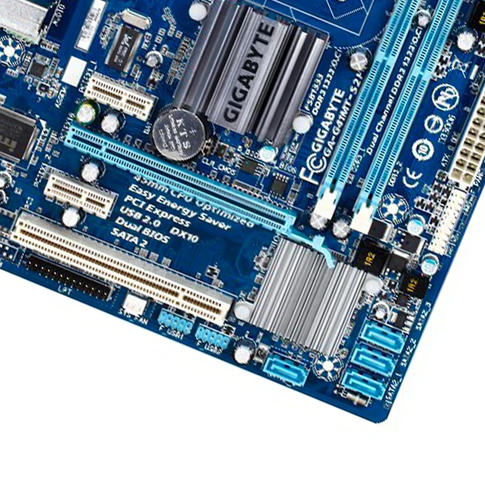 Материнская плата Gigabyte GA-G41MT-S2P для настольных ПК G41 LGA 775 Core 2 Quad Extreme DDR3 8G SATA2 VGA Micro-ATX G41MT-S2P