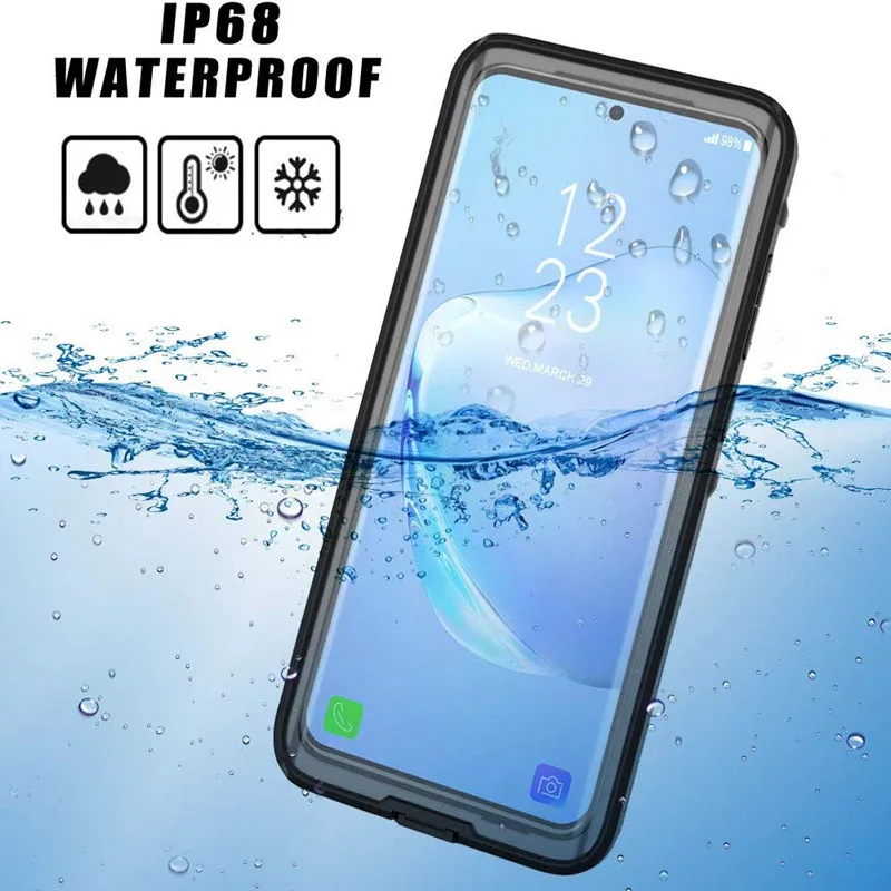 Водонепроницаемый чехол для Samsung Galaxy S20 Note10 Plus водонепроницаемый дайвинга IP68 Note 10