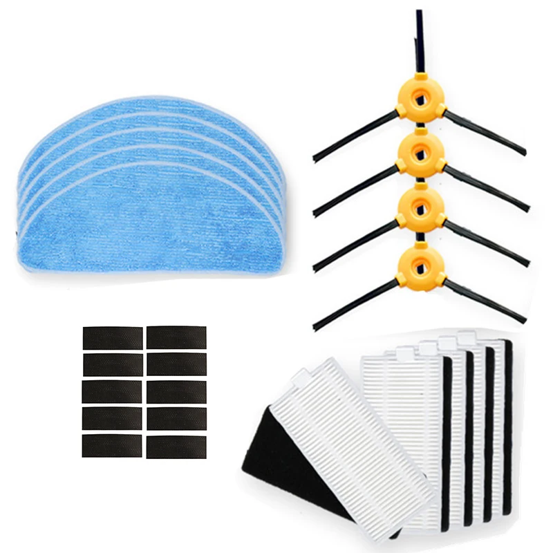 For Iboto Aqua V710 Side Brush Mop Cloth Filter Sponge Kit Vacuum Cleaner Parts window cleaner limpieza hogar toilet brush For Iboto Aqua V710 Side Brush Mop Cloth Filter Sponge Kit Vacuum Cleaner Parts window cleaner limpieza hogar toilet brush