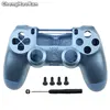 ChengHaoRan Housing Shell For DualShock 4 PlayStation 4 PS4 Pro Slim V2 JDS 040 JDM-040 Controller Faceplate Back Case w/screws ► Photo 3/6