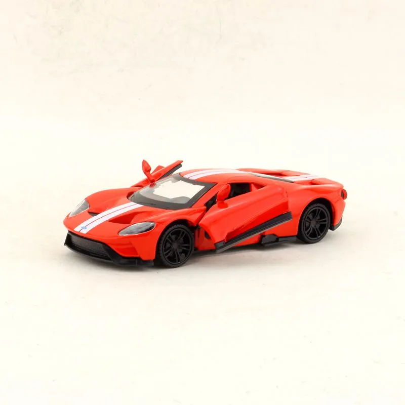 CAIPO 1:42 Scale 2017 Ford GT Alloy Pull-back car Diecast Metal Model Car For Collection Friend Children Gift