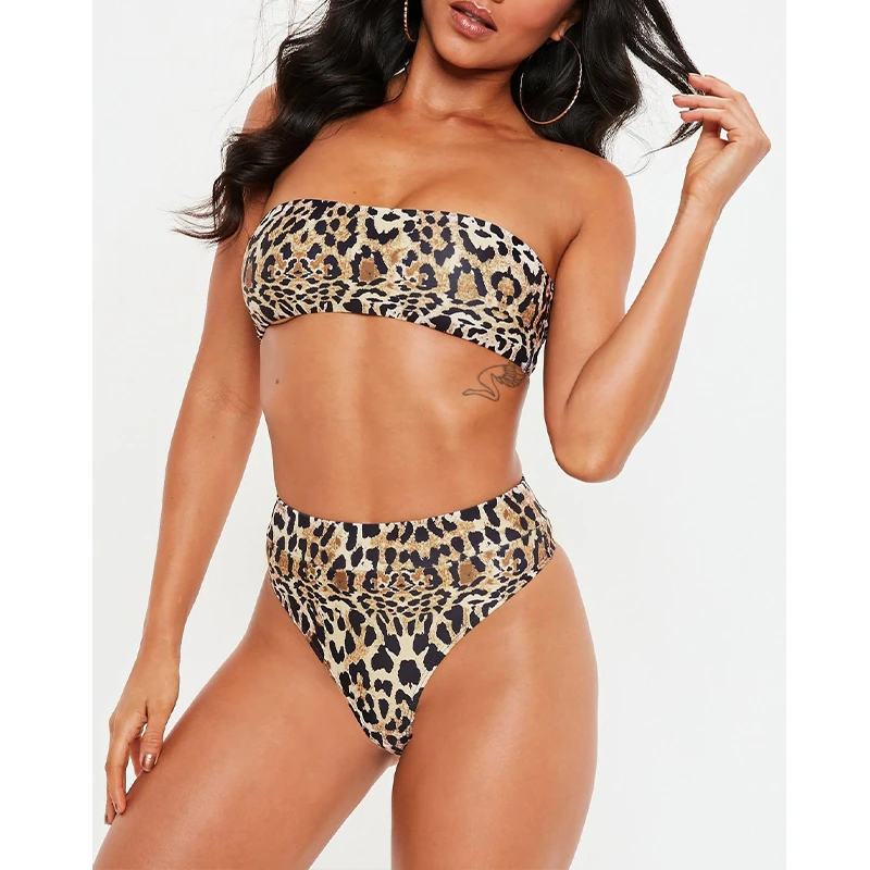 cheetah push up bikini
