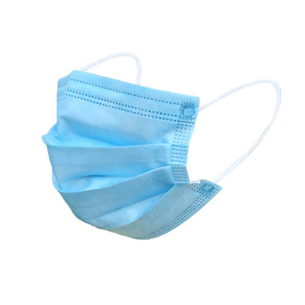 

50pcs Disposable Anti Dust Mask Daily Protective Mask Anti Fog Dust-proof Non-woven Melt Blown Three-layer Mask