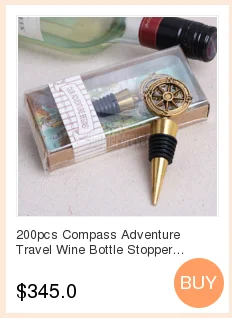 200 шт компасы для путешествий и путешествий, пробка для бутылки вина, винтажный Бронзовый компас, пробка для бутылки вина, подарки