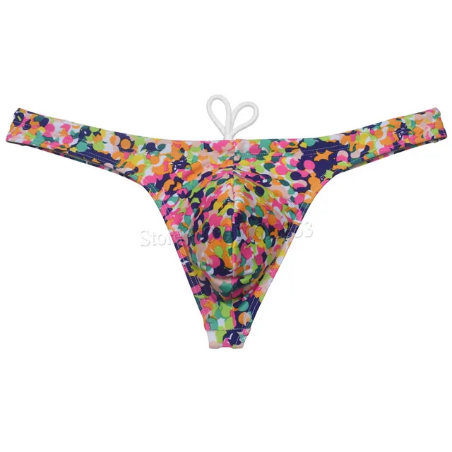 Tanga Traje de Baño Estampada 5