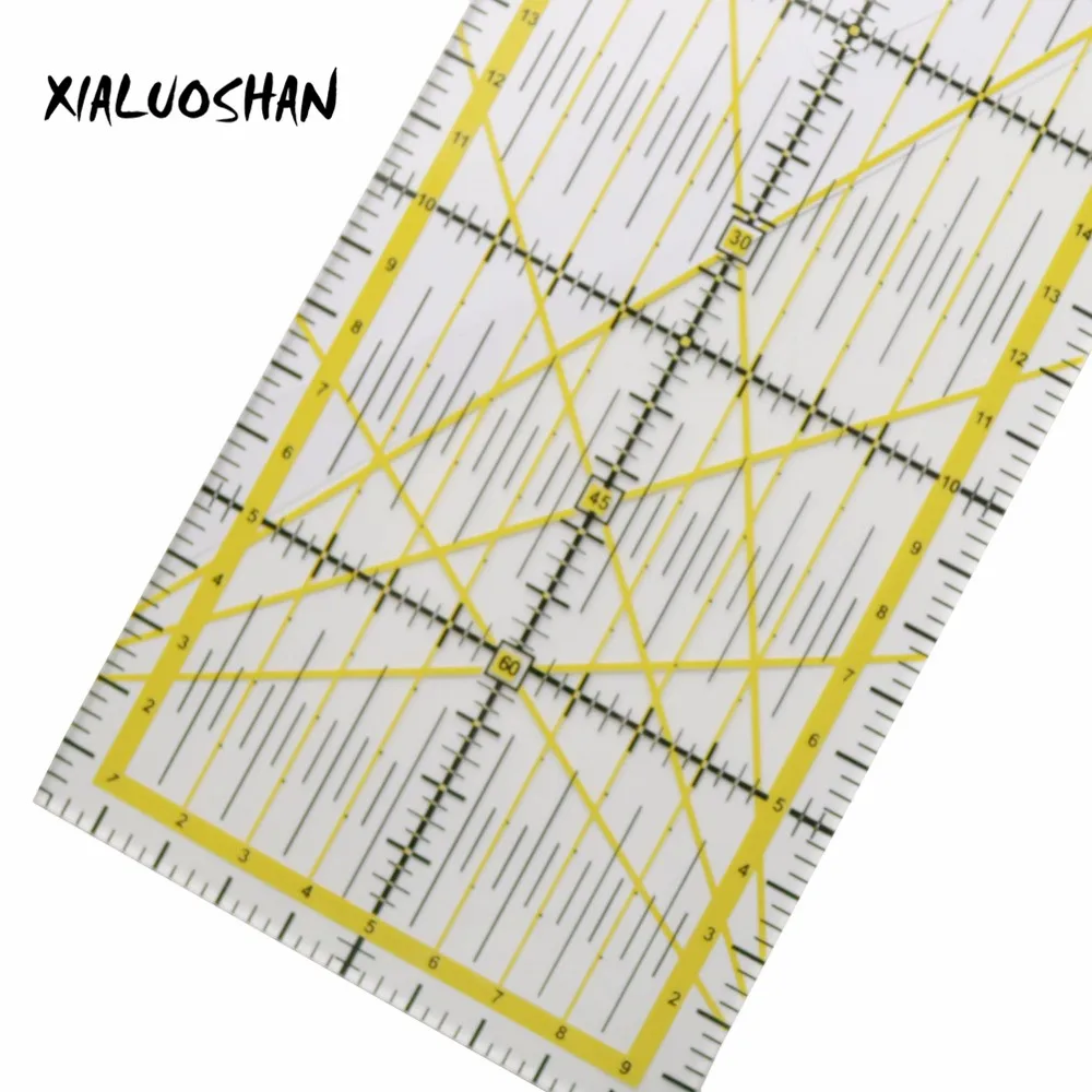 1 шт. 10*45*0,3 см прозрачная линейка прямая Лоскутная акриловые линейки для шитья ног инструменты для рисования офисные и школьные принадлежности