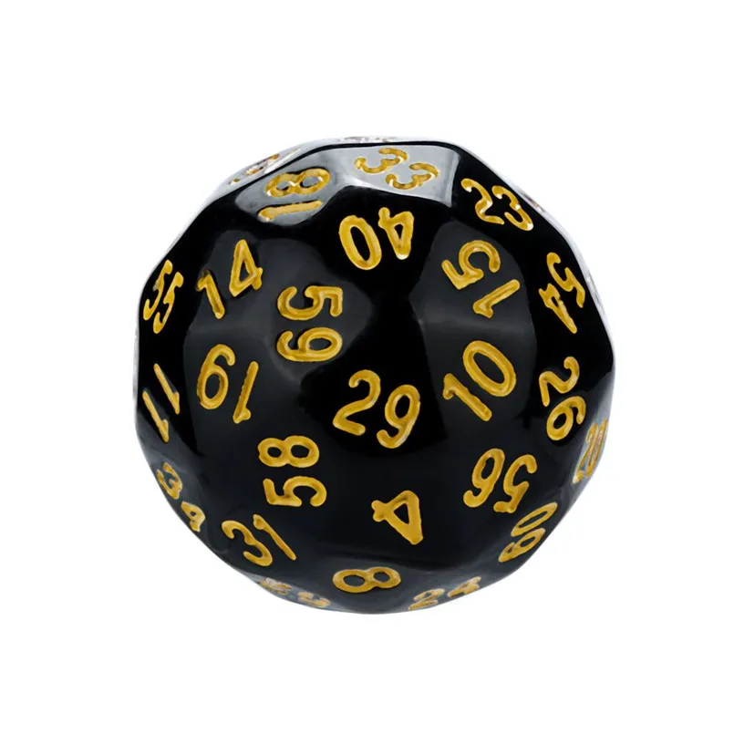 Polyhedron D60 poly dice game dice acrylic dnd dice sets dados poliedricos brand new dados rpg dice tray dice set d60 30A20 (6)