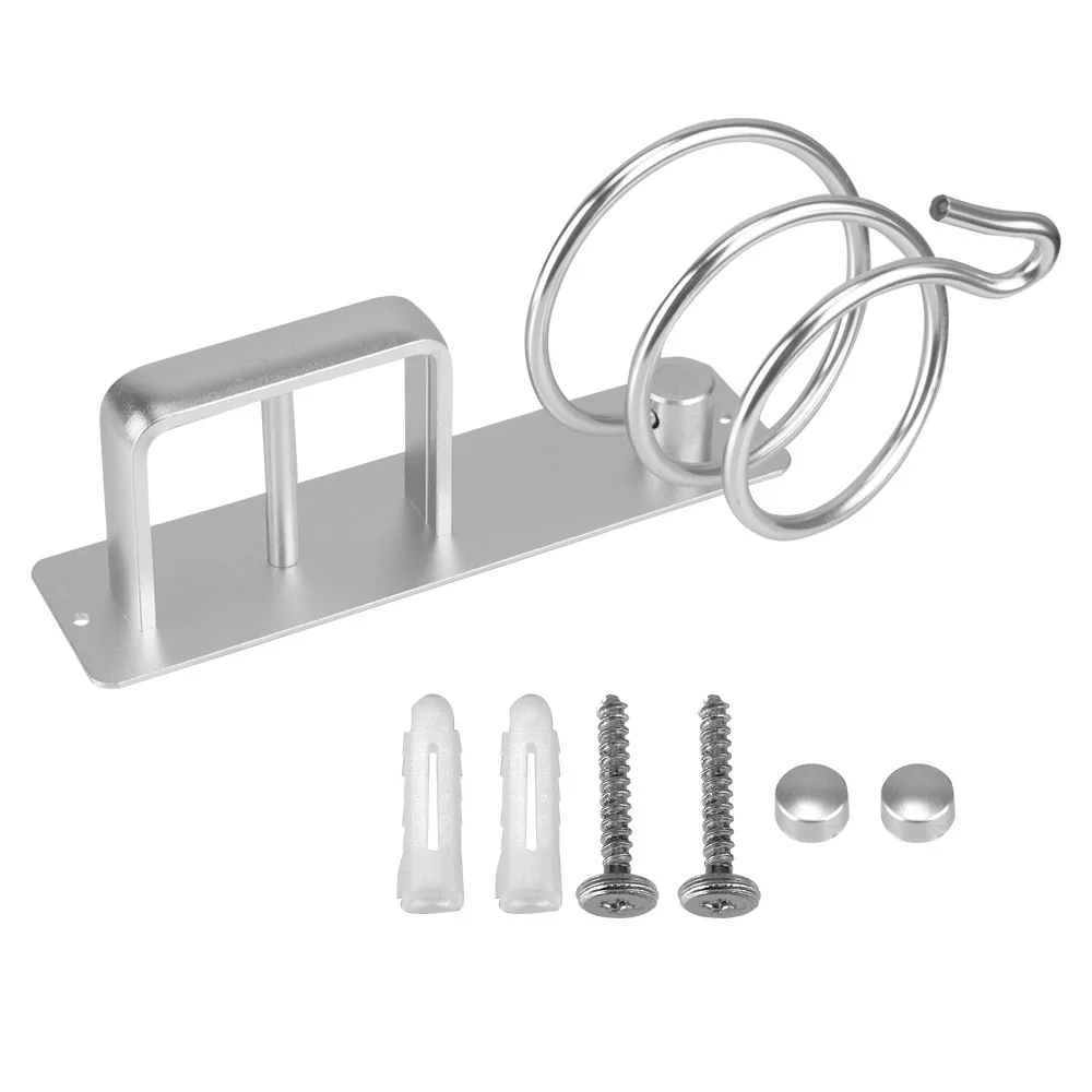Hair Dryer Holder Space Aluminum Hair Straightener Storage Rack Wall Mounted Bathroom Shelf Storage Accessories storage rack hair dryer holder bathroom storage shelf storage shelf bathroom shelf bathroom accessories hair tool holder bathroom corner shelf