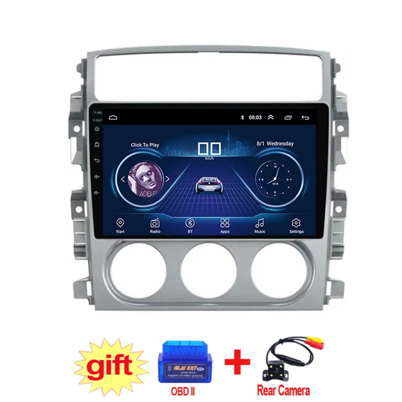 9 дюймов IPS и 2.5D сенсорный экран Android 8 1 автомобильный DVD GPS навигация для Suzuki Liana 2007